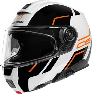 Schuberth C5 Master orange/schwarz/weiß Klapphelm