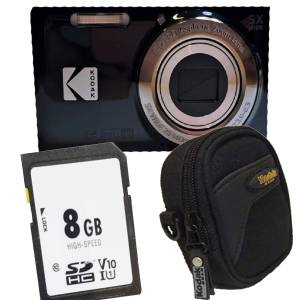 Kodak FZ55 schwarz Digitalkamera Set 