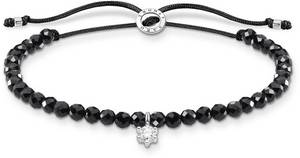 Thomas Sabo Bracelet with White Stones (A1987-401-11) black Armband