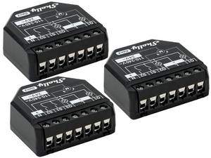 Shelly WLAN-Schaltaktor 2PM Gen3, 2 Kanal, Bluetooth, 3 Stück 