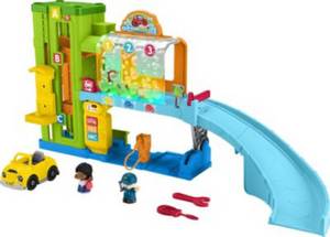 Mattel Fisher-Price Little People Auto Waschwerkstatt (D) mehrfarbig 