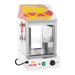 Royal Catering Speisenwärmer » Hot Dog Steamer - 100 Würstchen - 25 Brötchen - 1.000 W« 