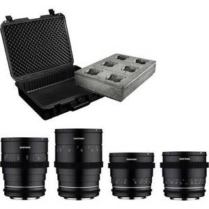 Samyang MF 24/35/50/85 MK2 VDSLR Koffer 23033 Objektiv-Set 