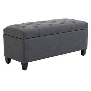 Homcom Sitzbank mit Stauraum 100B x 40T x 44H cm   Sitzbank Polsterbank mit Stauraum Bank Truhe Sitzgelegenheit 