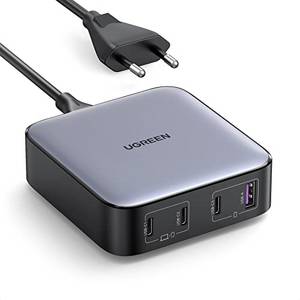  UGREEN Nexode 100W USB C Ladegerät Mehrfach USB C Netzteil 4-Port GaN Charger PPS 45W kompatibel mit MacBook Pro/Air, Surface Pro, iPad Pro, iPhone 14 Pro/Pro Max, Galaxy S22, S21, Switch usw. 