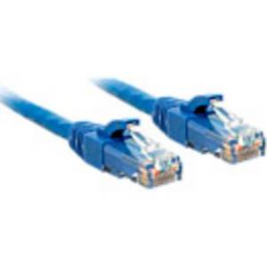 Lindy RJ45 48023 Netzwerkkabel, Patchkabel CAT 6 U/UTP 15.00m Blau 
