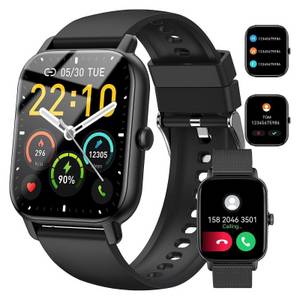 AOYATE Smartwatch, Damen Herren Smartwatch, Fitness Tracker Uhr Smartwatch (Fitnessuhr mit Telefonfunktion 1,91