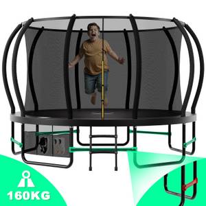 Homall Gartentrampolin Trampolin Ø305/366cm Kindertrampolin,mit Leiter,1 
