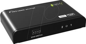 Techly IDA HDMI2-4K2HDR - HDMI Splitter 4K, 2-Port