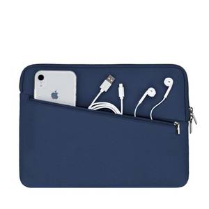 Artwizz Laptop-Hülle Neoprene Sleeve Pro, Notebook Schutzhülle mit Zubehör-Fach, Blau 15 Zoll, MacBook Air 15 