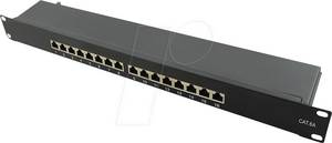 Logilink NP0076 16 Port Patch-Panel CAT 6a 1 HE