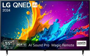 Lg 55QNED80T6A QNED-Fernseher (139 cm/55 Zoll, 4K Ultra HD, Smart-TV) 