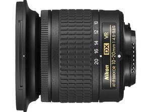 Nikon JAA832DA G 10 mm - 20 f/4.5-5.6 AF-P, DX, VR (Objektiv für  F-Mount, Schwarz) Weitwinkelobjektiv