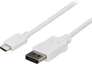 Startech CDP2DPMM6W USB-C Adapterkabel USB-C Stecker (DP Alt) auf DP 1.2 Stecker, 1.8m, weiß 
