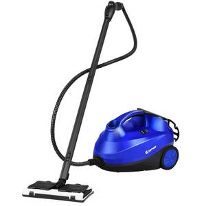 Costway Dampfreiniger Bodendampfreiniger, 2000 W, mit 19 Zubehörteilen, 1,5L Tank, bis 108℃, Dampfzeit bis 45 Min. 