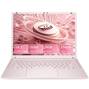 Auusda T140J Laptop, 14,1 Zoll, Celeron N5105 Notebook (256 GB SSD) 