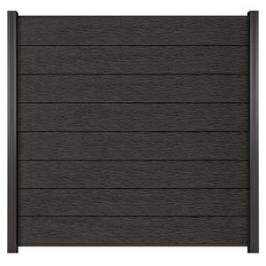 Mr. Gardener Steckzaunsystem »Donatus«, 180x180 cm (BxH), WPC, anthrazit - schwarz 