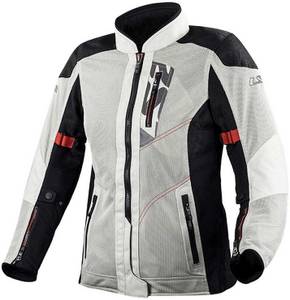 LS2 Helmets LS2 Textil Alba Damenjacke grau