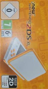 Nintendo 2DS XL Weiß + Orange (1) 