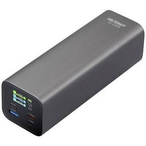 Voltcraft VC-C909 Powerbank 27000 mAh Power Delivery 3.0 Li-Ion Schwarz-Silber Statusanzeige 