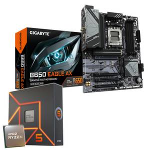 Memory PC Aufrüstkit AMD Ryzen 5 7600X, 16GB RAM, AMD B650 Mainboard Mainboard, (5-St), PC Aufrüst-Kit, vormontiert 