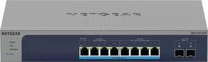 Netgear MS510TXU - Switch, 10-Port, Gigabit Ethernet, SFP+, PoE 