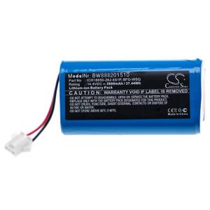 Vhbw Staubsauger-Akku passend für Tesvor V300, X500, X500 Pro Saugroboter (2600mAh, 14,4V, Li-Ion) 2600 mAh 