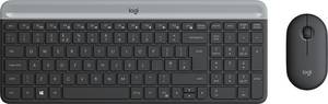 Logitech Slim Wireless Combo MK470 (graphite)(IT) Tastatur und Maus Set