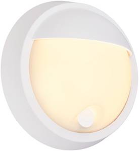 Briloner LED Wandlampe Akku mit Touch, dimmbar in Stufen, 15 min. Timer Außenwandleuchten, 17x7 cm, Weiß Außenwandleuchte
