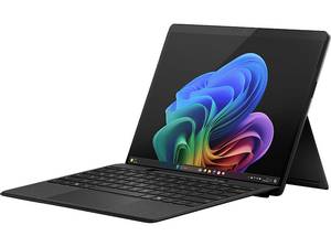  MICROSOFT Surface Pro (Netzteil separat erhältlich), Copilot+ PC, Convertible, mit 13 Zoll Display Touchscreen, Qualcomm Snapdragon X Plus, 16 GB RAM, 512 SSD, Adreno™ Onboard Graphics, Schwarz, Windows 11 Home 