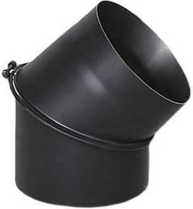 Justus Ofenrohr, 45°, Ø 150 mm, für Kaminöfen 