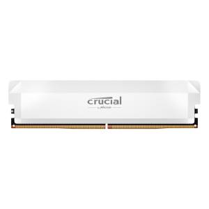 Crucial Pro OC Weiß 16GB DDR5-6400 CL38 UDIMM Gaming-Arbeitsspeicher - Unterstützt Intel XMP 3.0 und AMD EXPO 