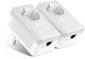 Tp-link AV500 Nano Pass Through Powerline Adapter Starter Kit (TL-PA4010PKIT) Homeplug AV