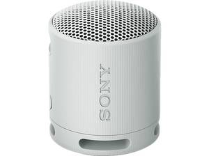  SONY SRS-XB100 Bluetooth Lautsprecher, Hellgrau, Wasserfest