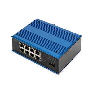 Digitus DN-651137 Industrial Ethernet Switch 8 + 1 Port 10 / 100 / 1000 MBit/s PoE-Funktion 