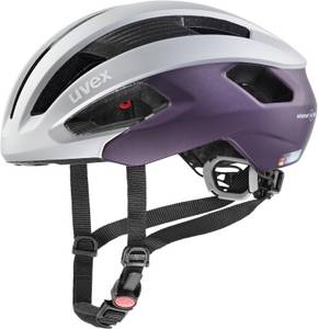 Uvex Rise CC Women silver-plum mat Rennradhelm