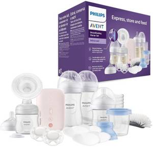 Philips Avent Elektrische Milchpumpe Geschenkset (SCD340) elektrische Milchpumpe