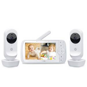 Motorola Video-Babyphone VM35-2 Twin mit 5,0 Farbdisplay LCD 