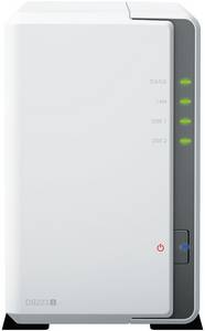 Synology DS223j 2x1TB 2-Bay NAS