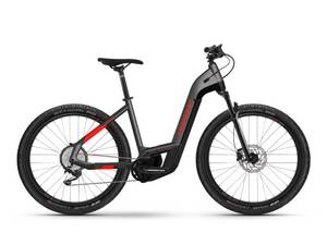 Haibike Trekking Cross 9 Low (625 Wh) E-Bike 27.5'' (anthrazit / rot) 