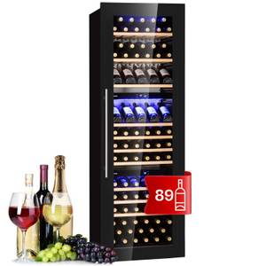 Klarstein Weinkühlschrank HEA21 -Vinsider-89T, für 89 Standardflaschen á 0,75l 