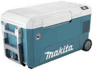 Makita CW002GZ01 Kühlbox & Heizbox 12 V/DC, 24 V/DC, 100 V/AC, 240 V/AC Türkis, Weiß 50l 