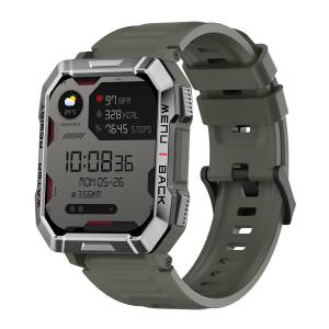 Blackview W60 Smartwatch (2.01 Zoll), Fitness Tracker, Gesundheitsfunktionen, Wasserdicht, für Android IOS 