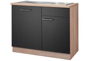 Wiho KÜchen wiho Küchen Spülenschrank Montana, 110 cm breit, inkl. Tür/Griff/Sockel für vollint. Geschirrspüler 