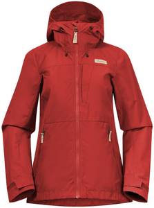 Bergans Nordmarka Leaf Light Wind Jacket Women dark brick Softshelljacke