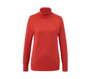 Tchibo Feinstrick-Rollkragenpullover, rostrot 