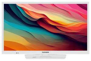 Telefunken XH24O550M-W LCD-LED Fernseher (60 cm/24 Zoll, HD-ready, Triple-Tuner, USB-Mediaplayer, CL) 