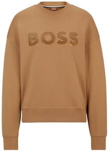 Hugo Boss Sweatshirt aus Baumwoll-Terry mit Logo-Detail Style Econa...