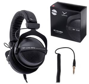 Beyerdynamic 43000221 DT 770 PRO 250 OHM Black Limited Edition - Studiokopfhörer Kopfhörer 