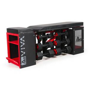 Asviva Hantelbank WB1, Verstellbare Rückenlehne inkl. 